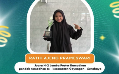 Juara H-2 Lomba Poster Ramadhan Pondok Romadhon se Kecamatan Gayungan Surabaya
